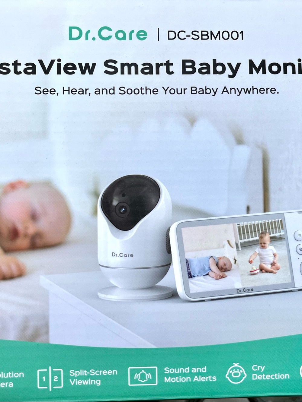 New DR. CARE Vista View SMART BABY MONITOR